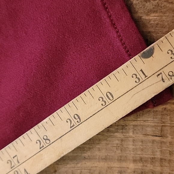 💥IMAN red maroon Stretch pants NEW SZ 4 - Picture 5 of 6